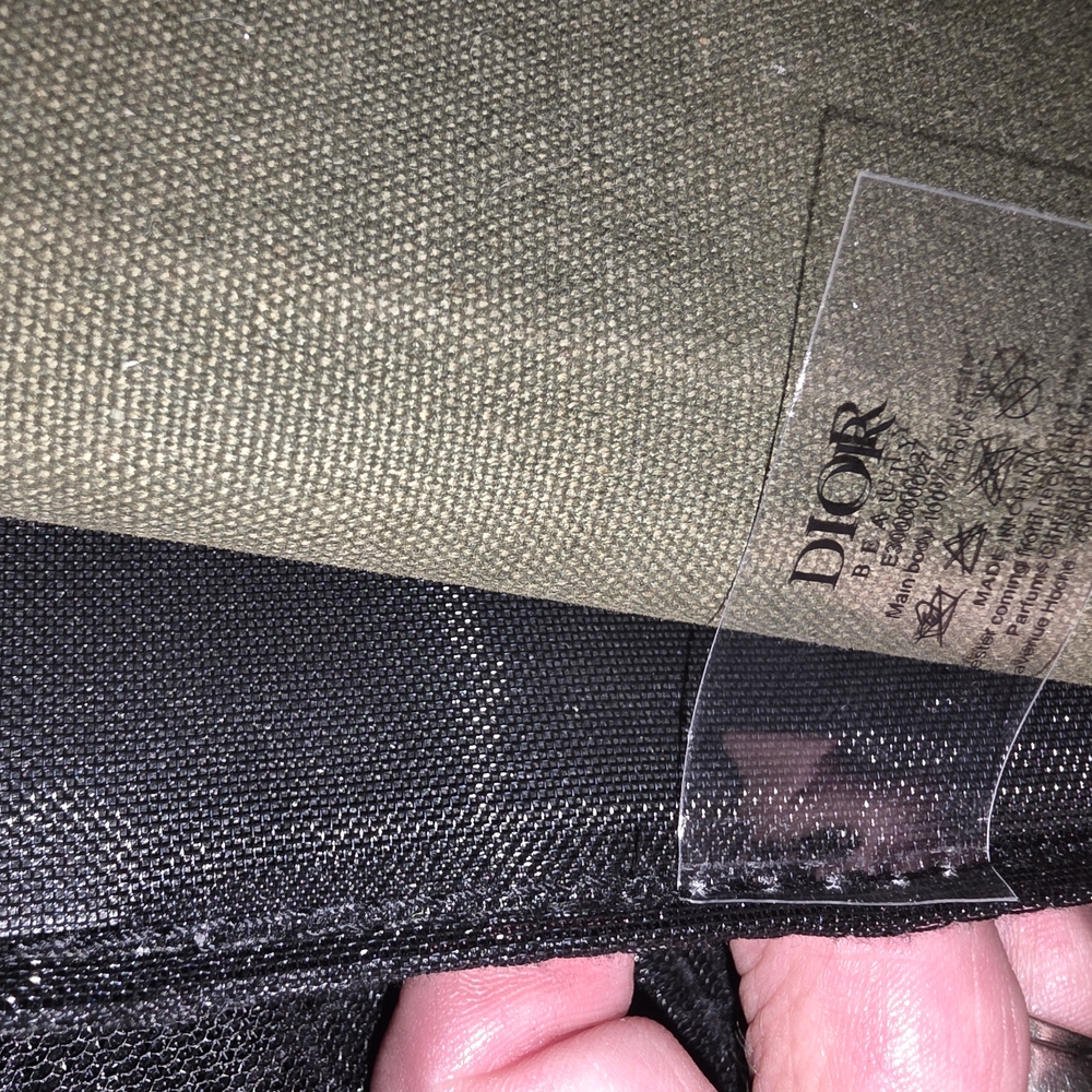 Christian Dior Black Mesh Logo. NWOT - Picture 4 of 8